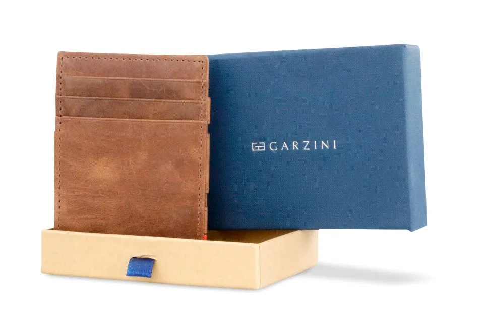 Garzini RFID Leather Magic Wallet Brushed