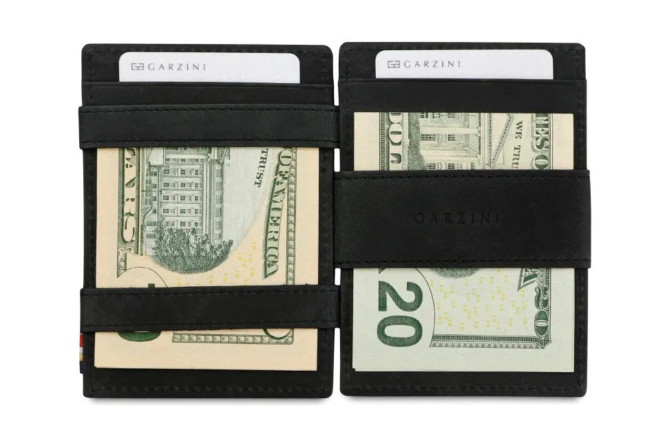 Garzini RFID Leather Magic Wallet Brushed