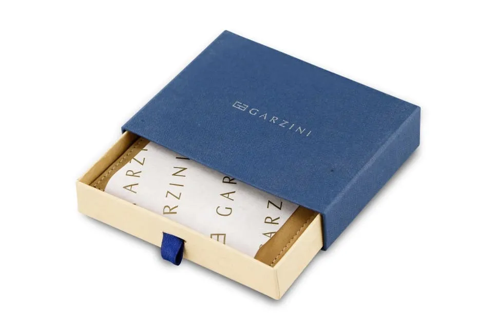 Garzini RFID Leather Magic Wallet ID Window Vintage