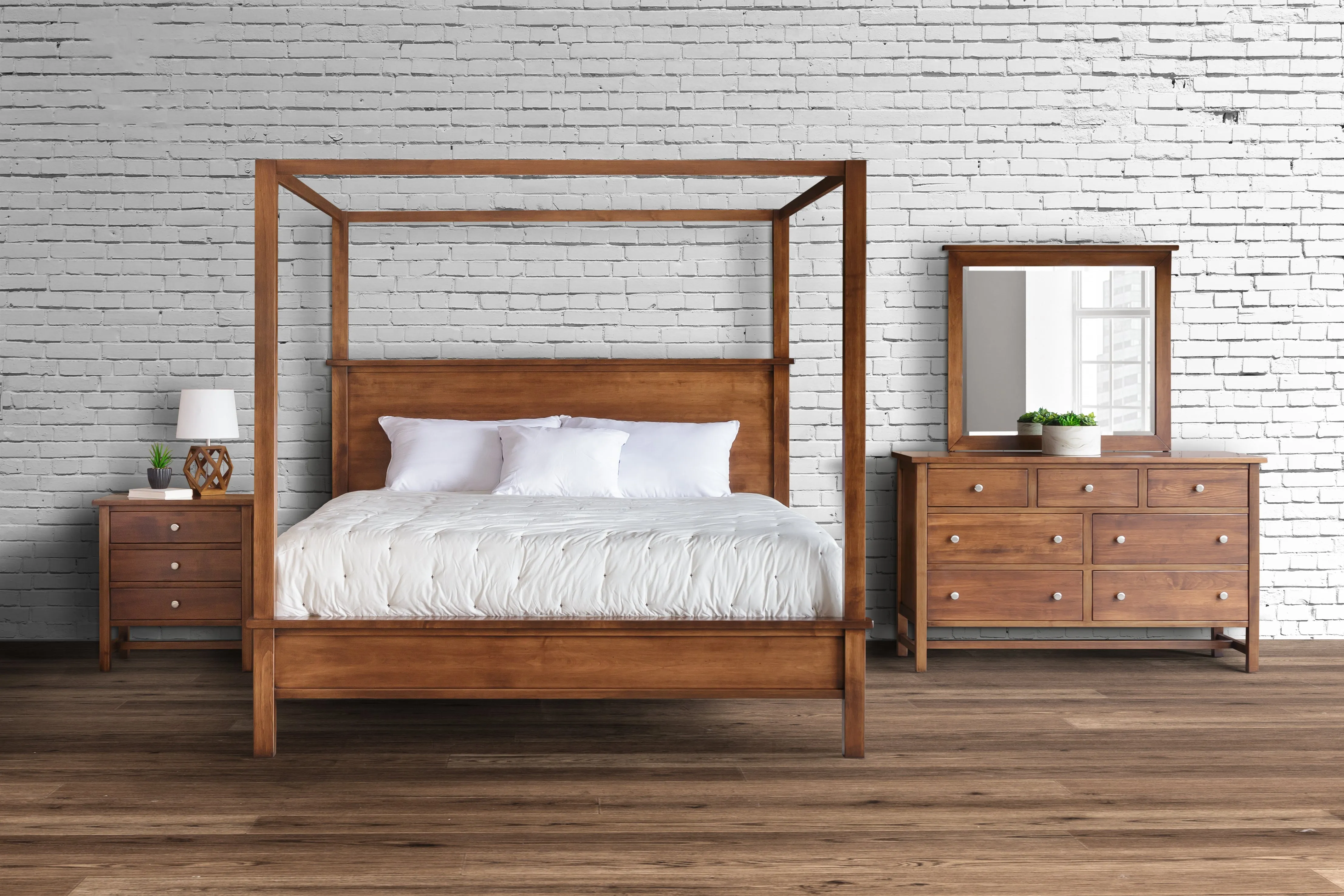 Generations - Hardwood Canopy Bed