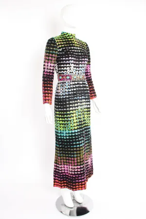 Graphic Rainbow Sequin Dress II