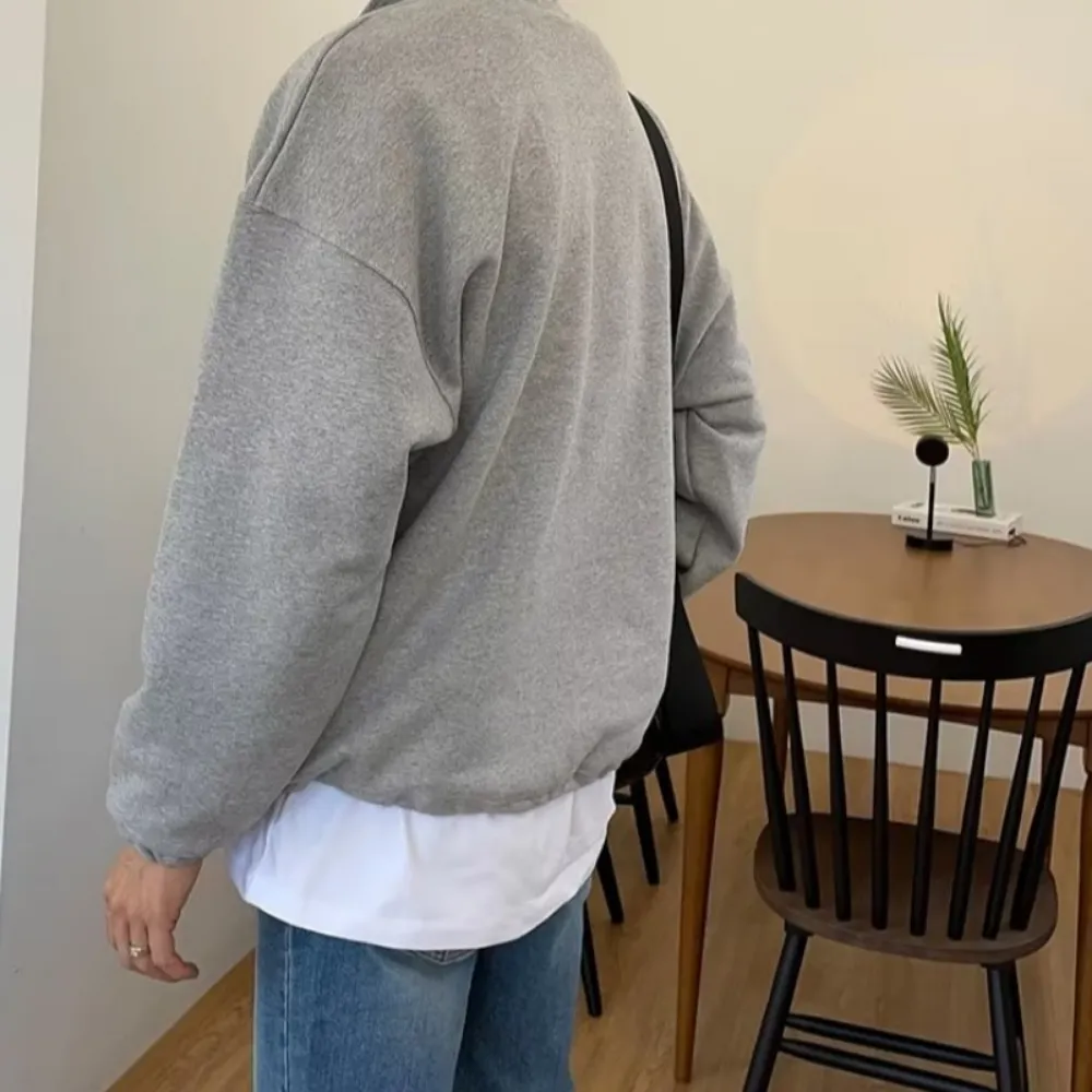Gray Versatile Sweatshirt