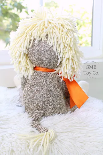 Handcrafted 18" Lion Doll