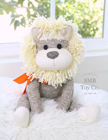 Handcrafted 18" Lion Doll