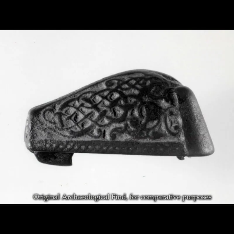 Handcrafted Animal Head Viking Brooch