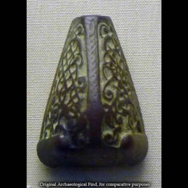 Handcrafted Animal Head Viking Brooch