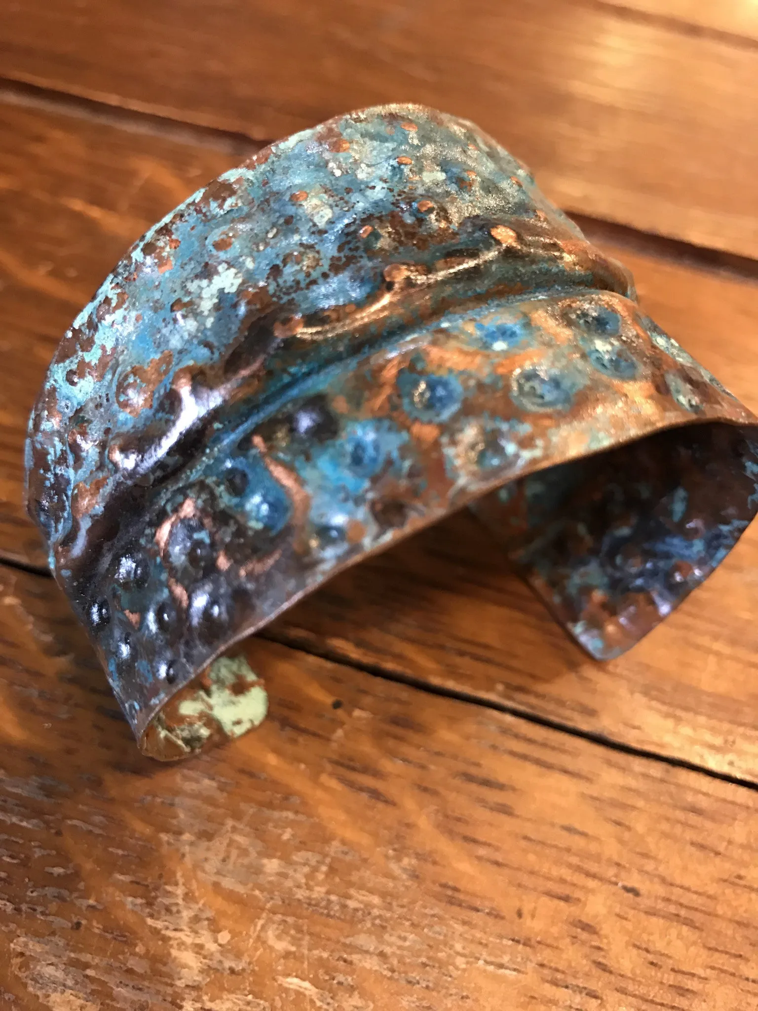 Handcrafted Copper Cuff 7