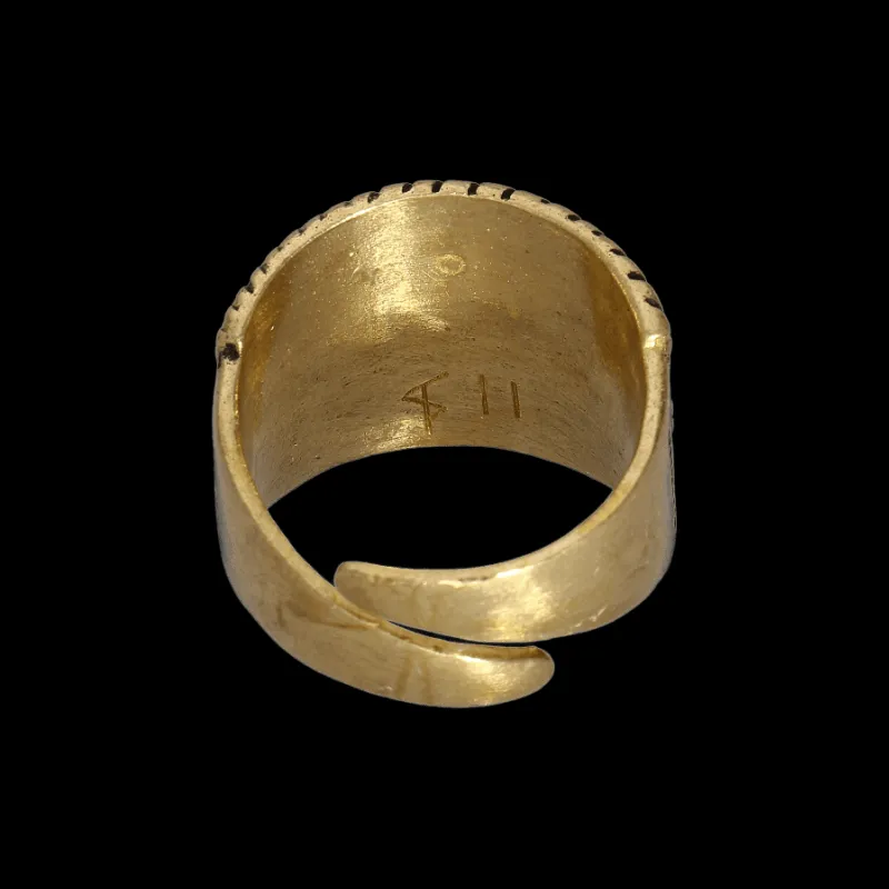 Handcrafted Gotland Ring Bronze