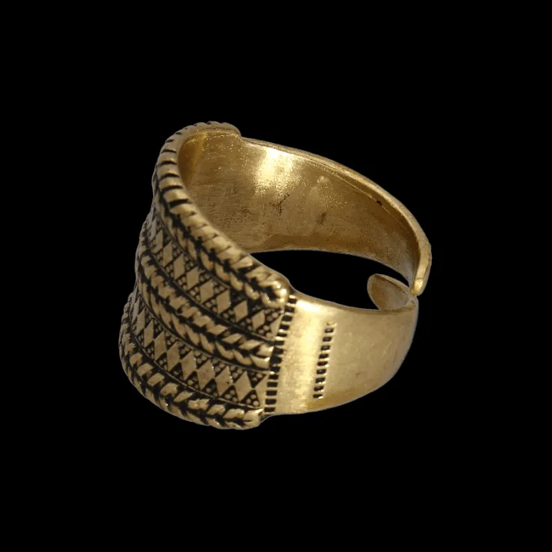 Handcrafted Gotland Ring Bronze