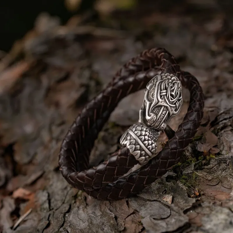 Handcrafted Long Dragon Hook Bracelet