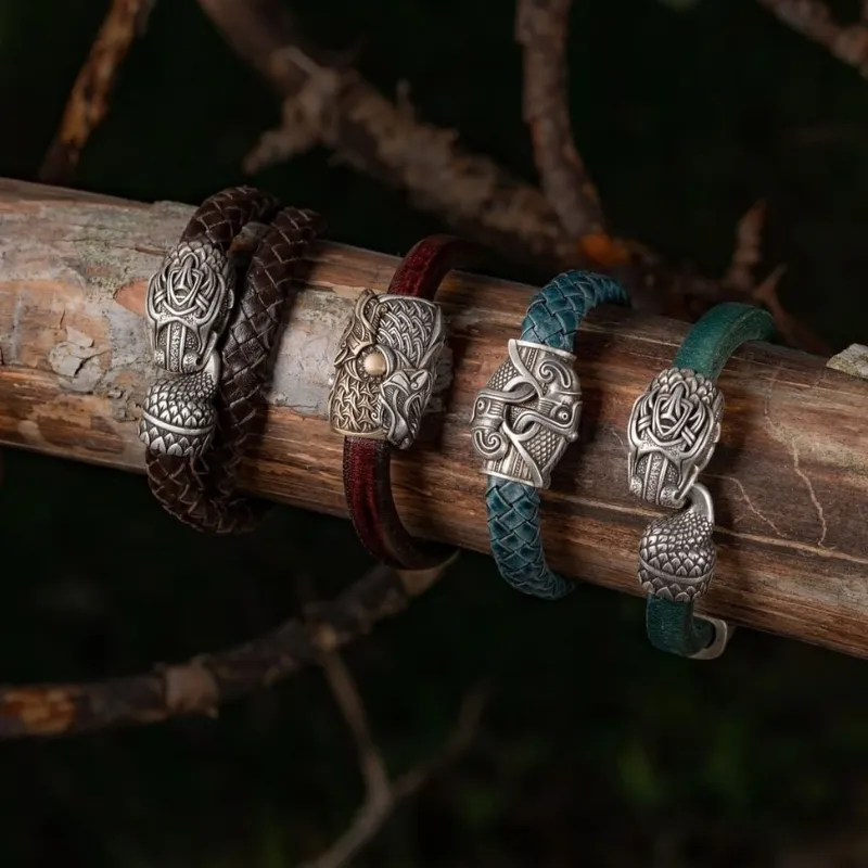 Handcrafted Long Dragon Hook Bracelet