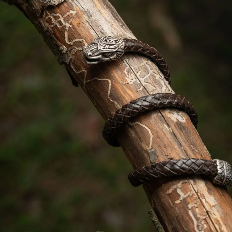 Handcrafted Long Dragon Hook Bracelet