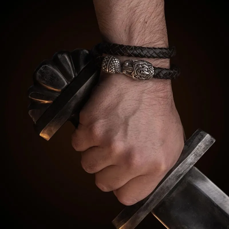 Handcrafted Long Dragon Hook Bracelet