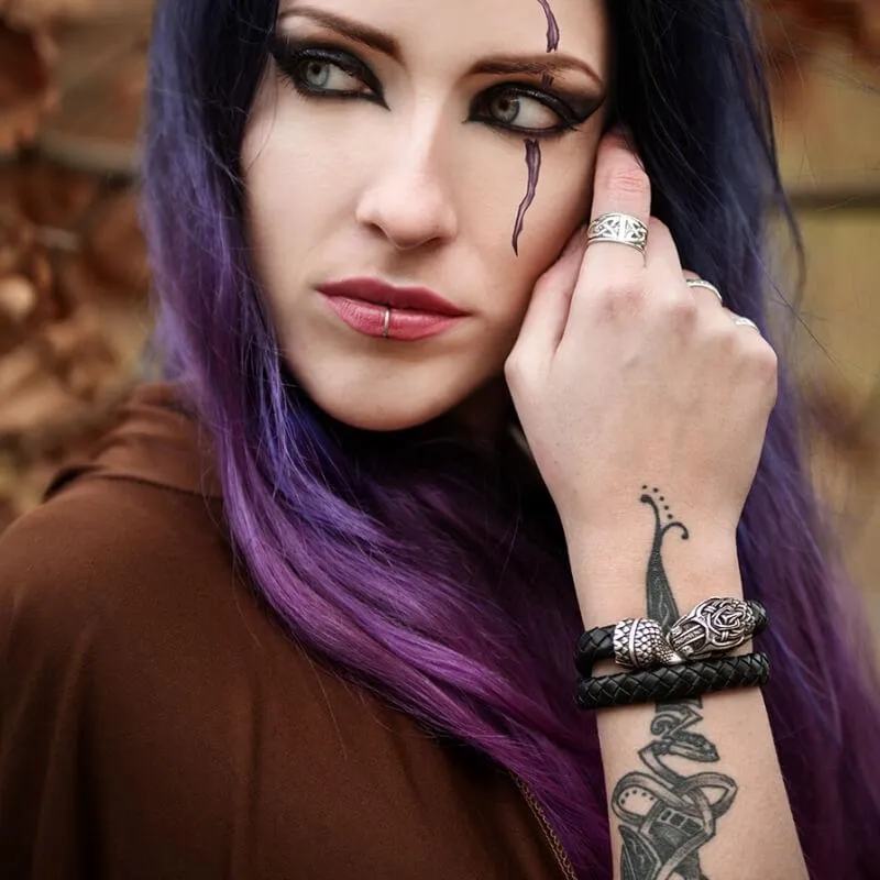 Handcrafted Long Dragon Hook Bracelet