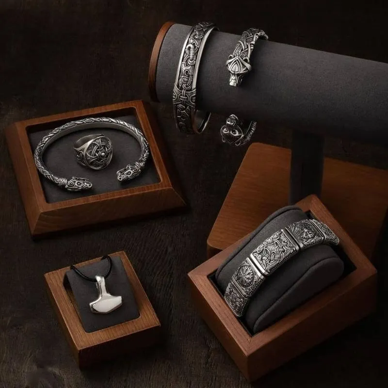 Handcrafted Odin Ring Silver