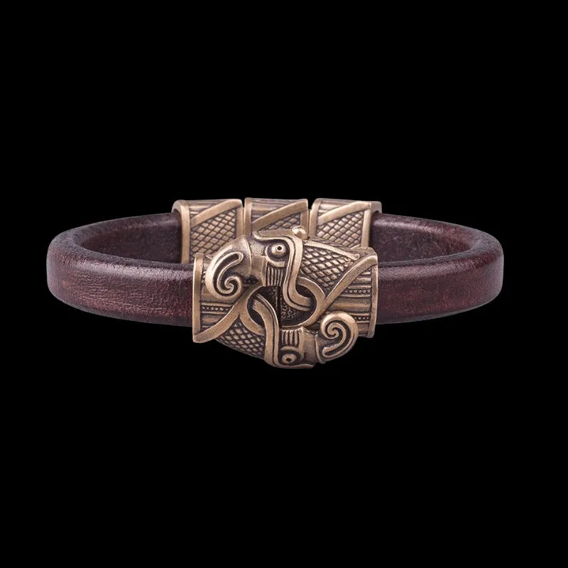 Handcrafted Odin's Raven Hook Bracelet