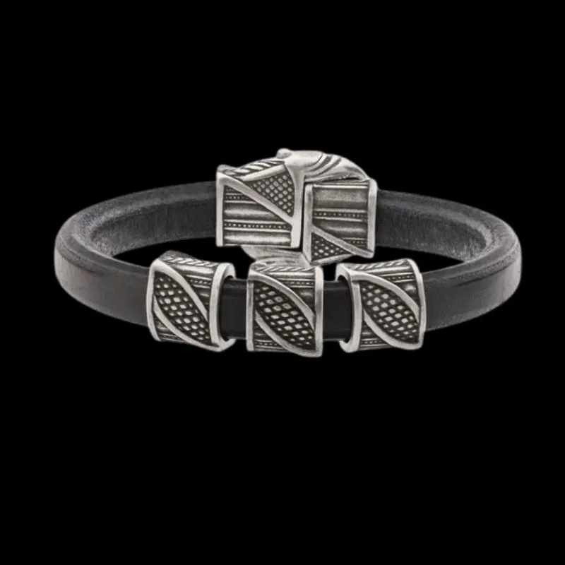 Handcrafted Odin's Raven Hook Bracelet
