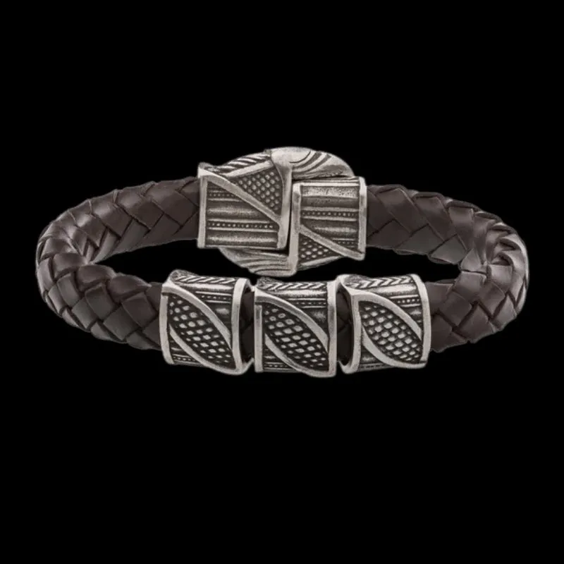 Handcrafted Odin's Raven Hook Bracelet