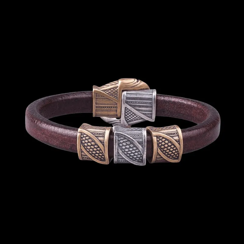 Handcrafted Odin's Raven Hook Bracelet