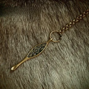 Handcrafted Scandinavian Ear Spoon Pendant