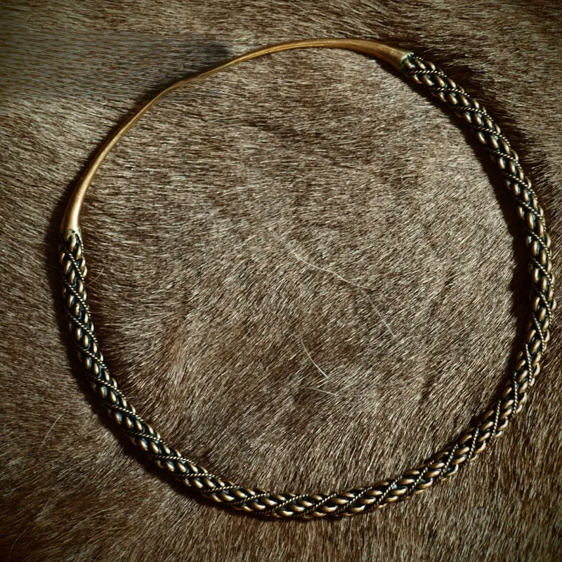 Handcrafted Viking Braided Torc