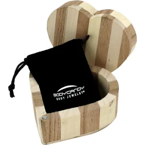Handcrafted Wood Heart Jewelry Box