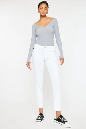 Hazel Blues® |  Kancan Mid Rise Ankle Skinny Jeans