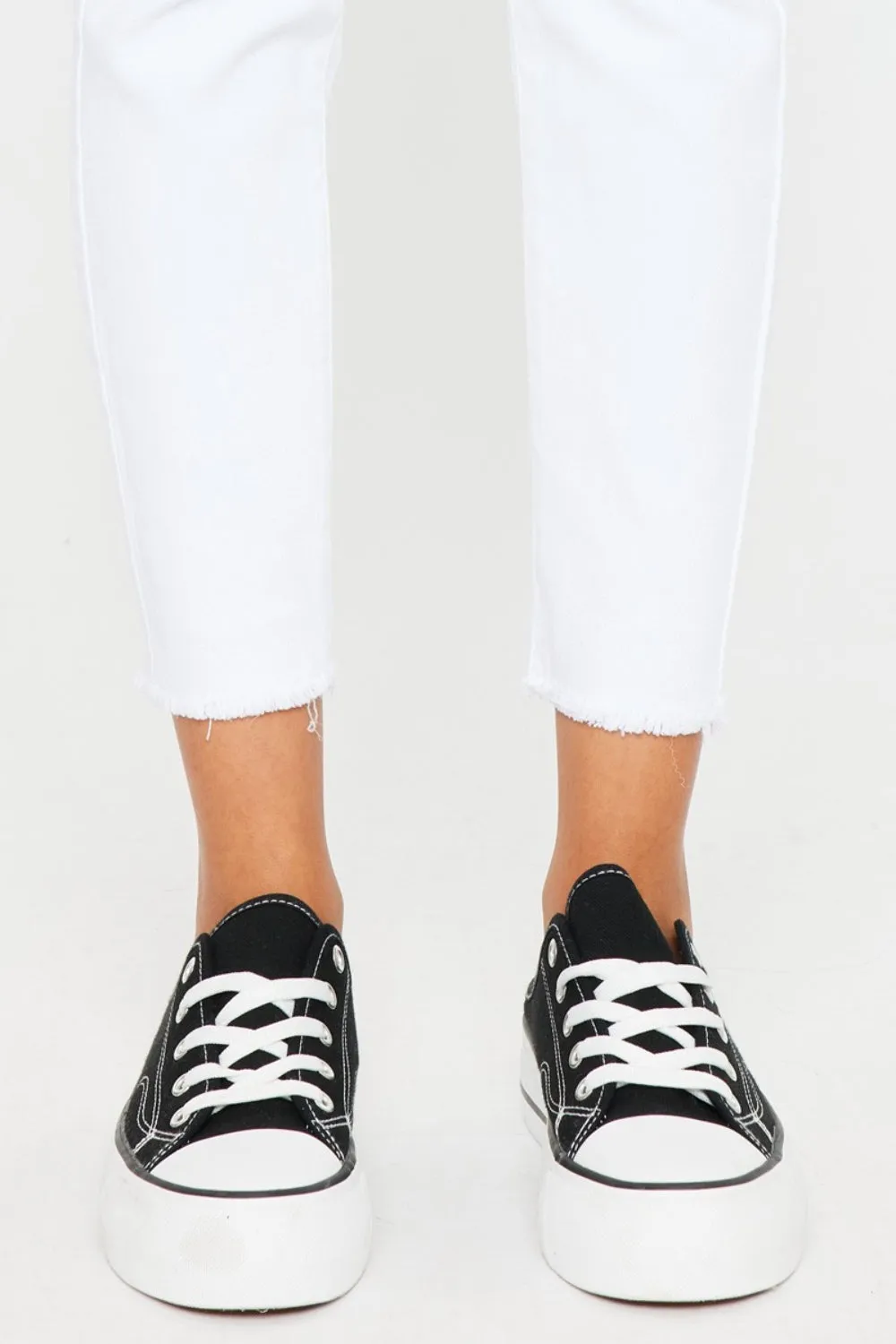 Hazel Blues® |  Kancan Mid Rise Ankle Skinny Jeans