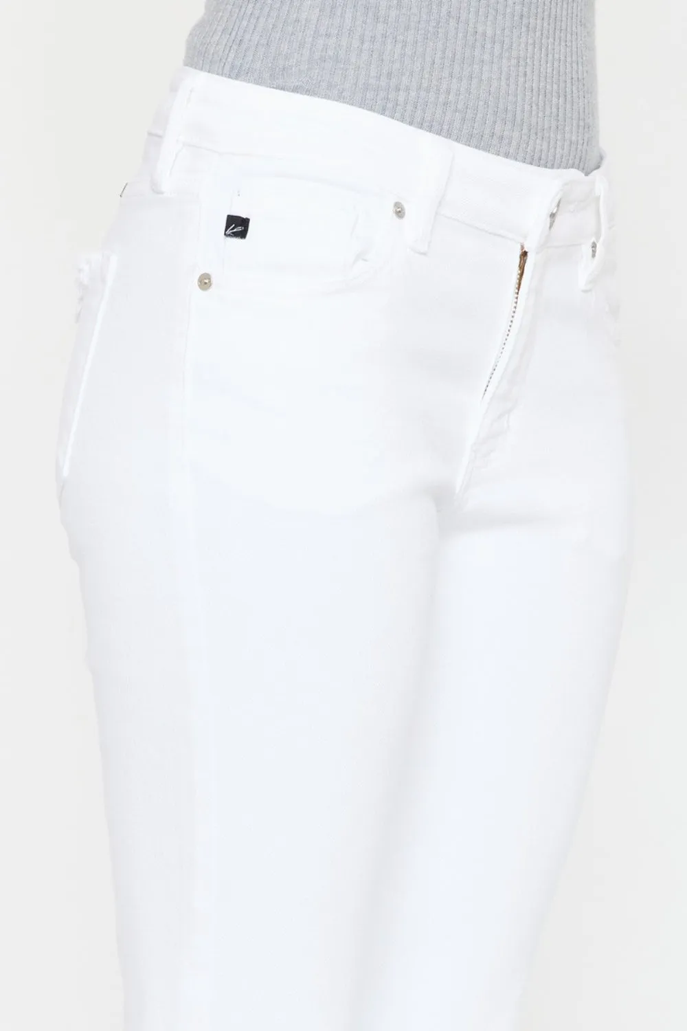 Hazel Blues® |  Kancan Mid Rise Ankle Skinny Jeans