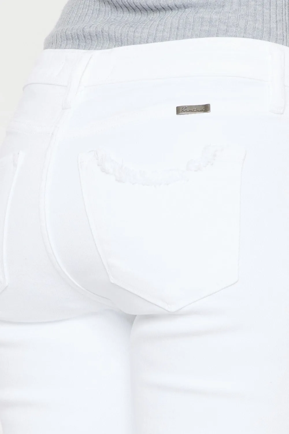 Hazel Blues® |  Kancan Mid Rise Ankle Skinny Jeans