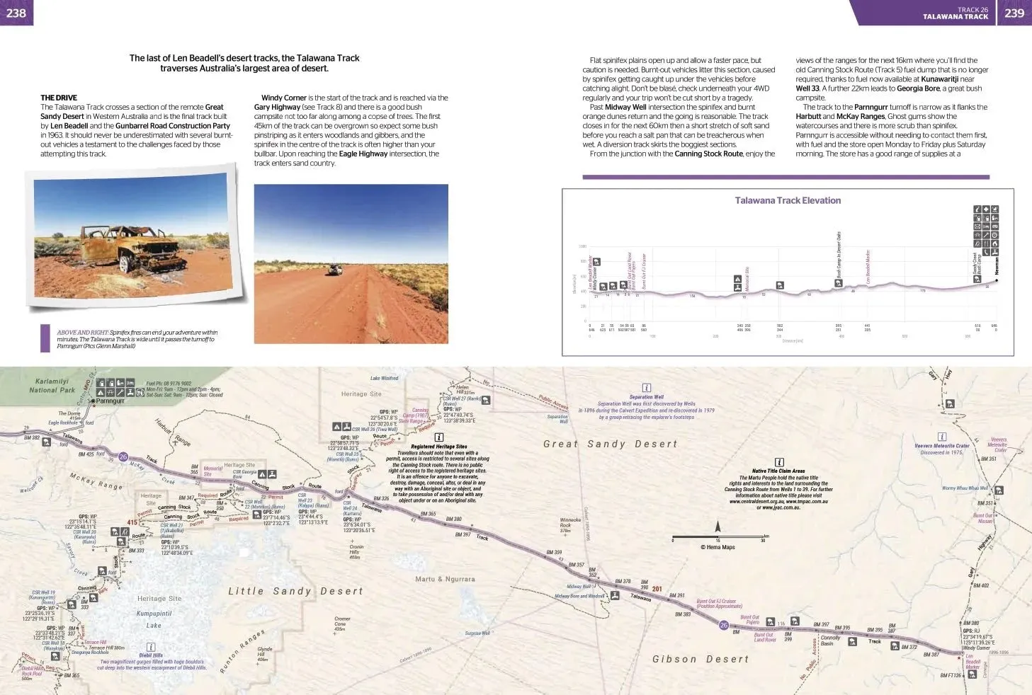 Hema Great Desert Tracks Atlas and Guide
