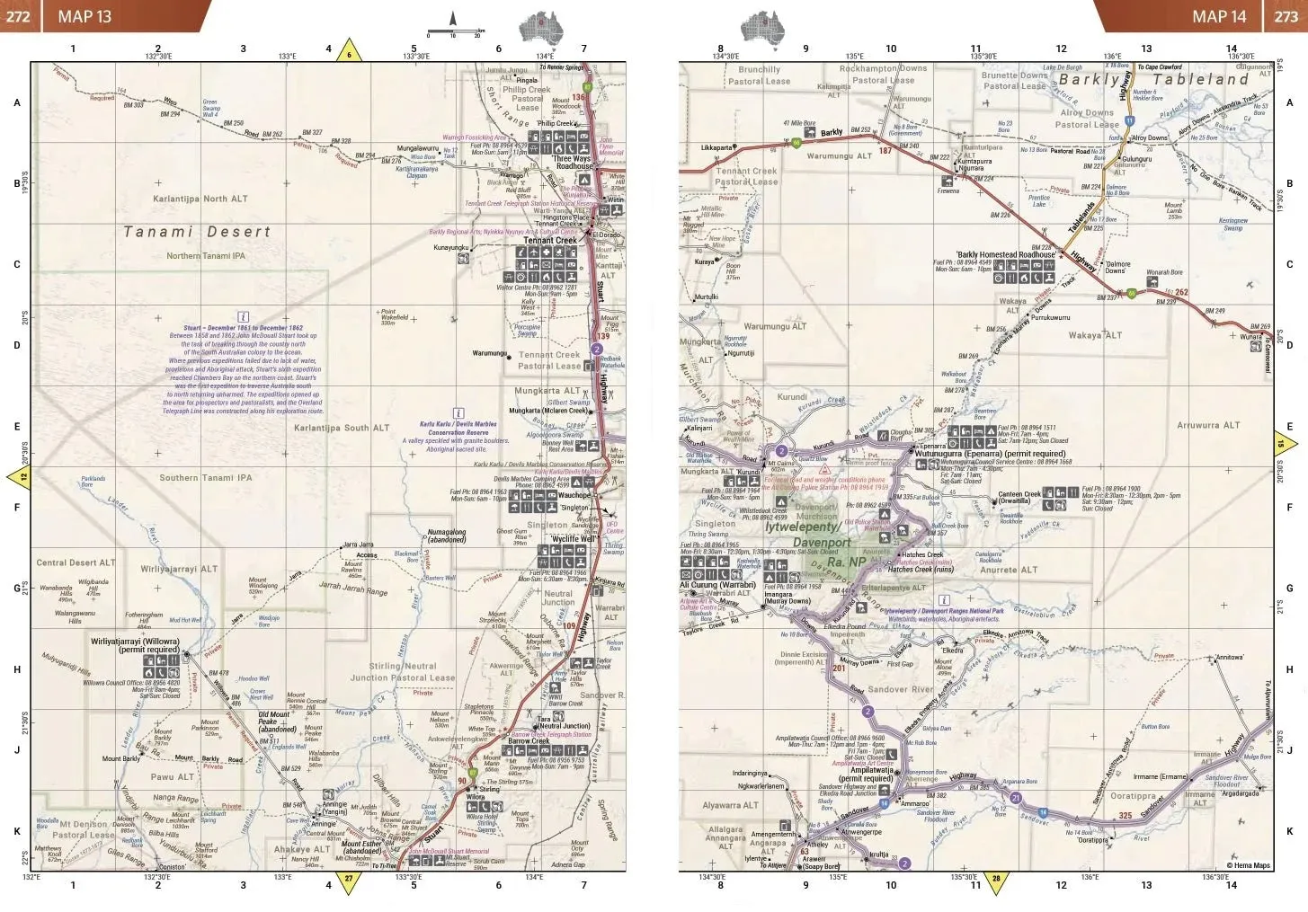Hema Great Desert Tracks Atlas and Guide