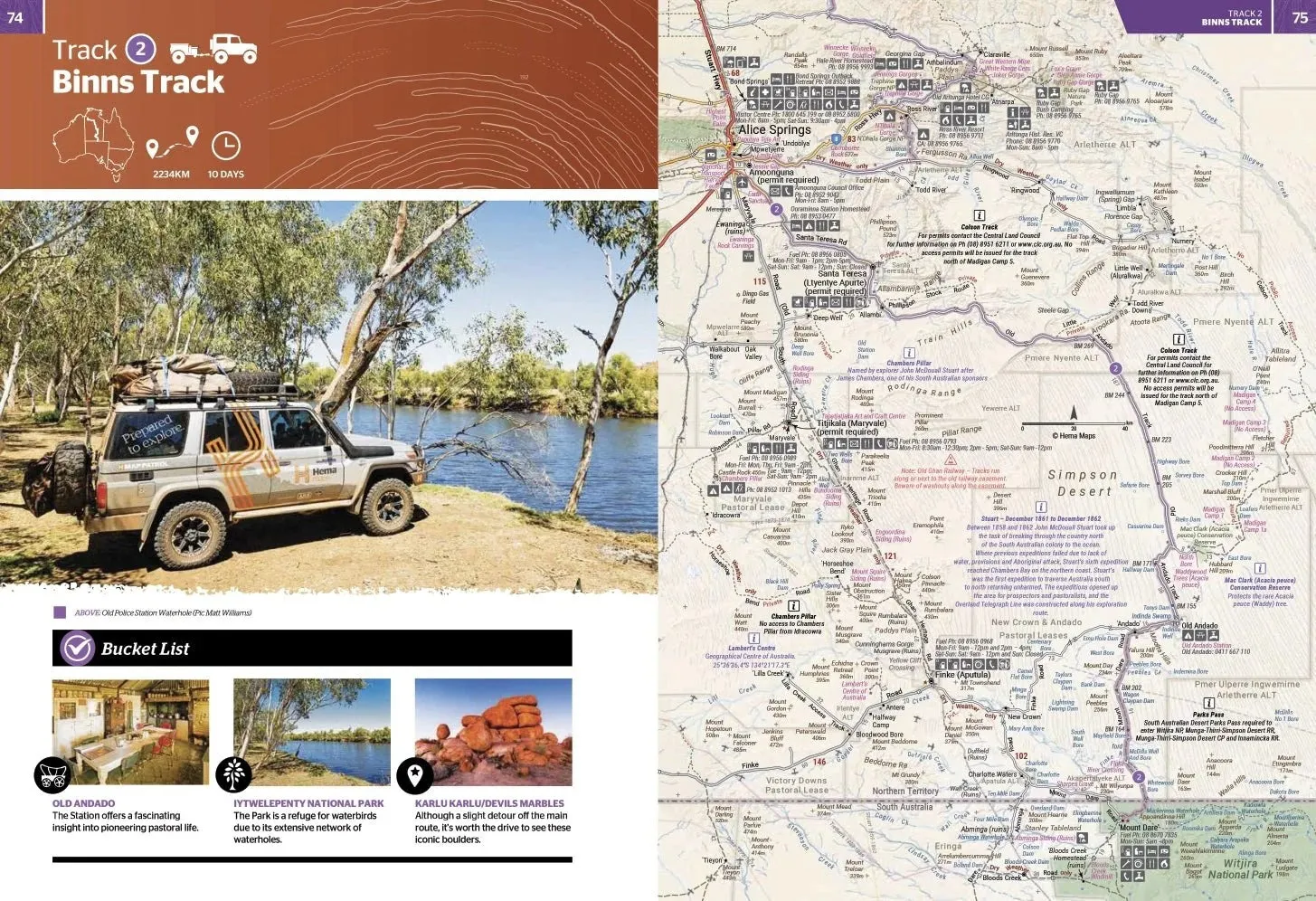 Hema Great Desert Tracks Atlas and Guide