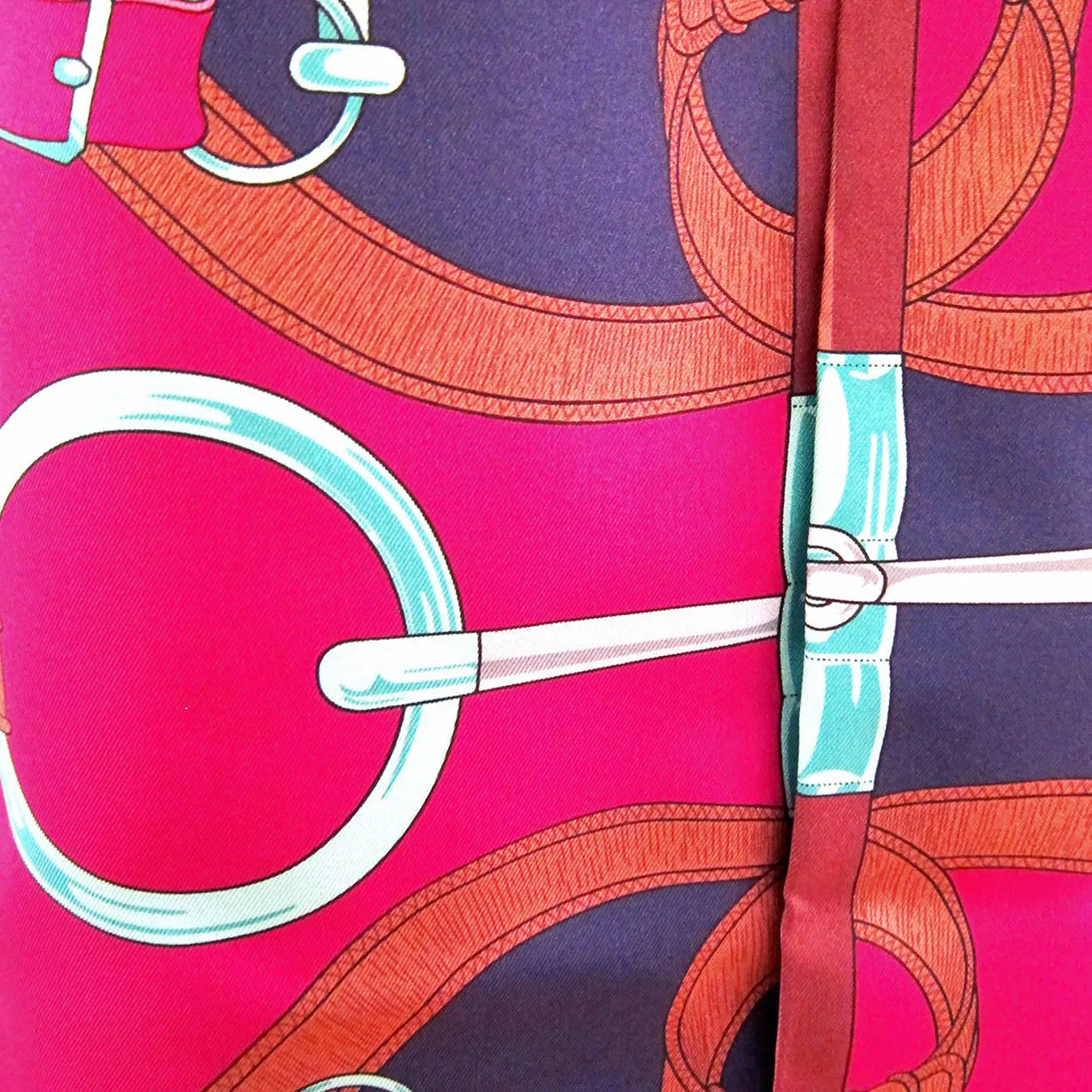Hermes Eperon D'or Maxi Twilly Silk Scarf Carre Rose Pink Below Retail