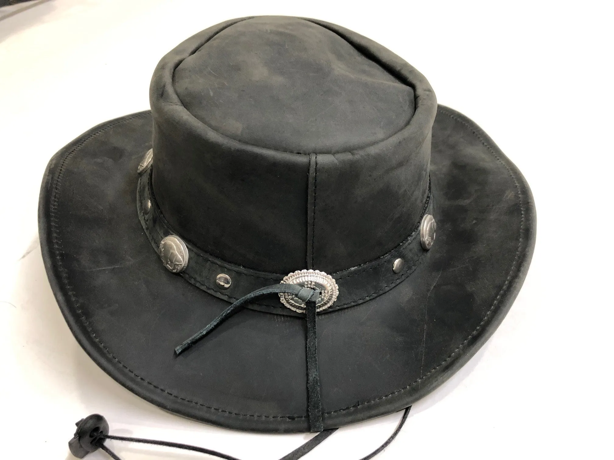HL80133 AUSSIE SOFT LEATHER HAT