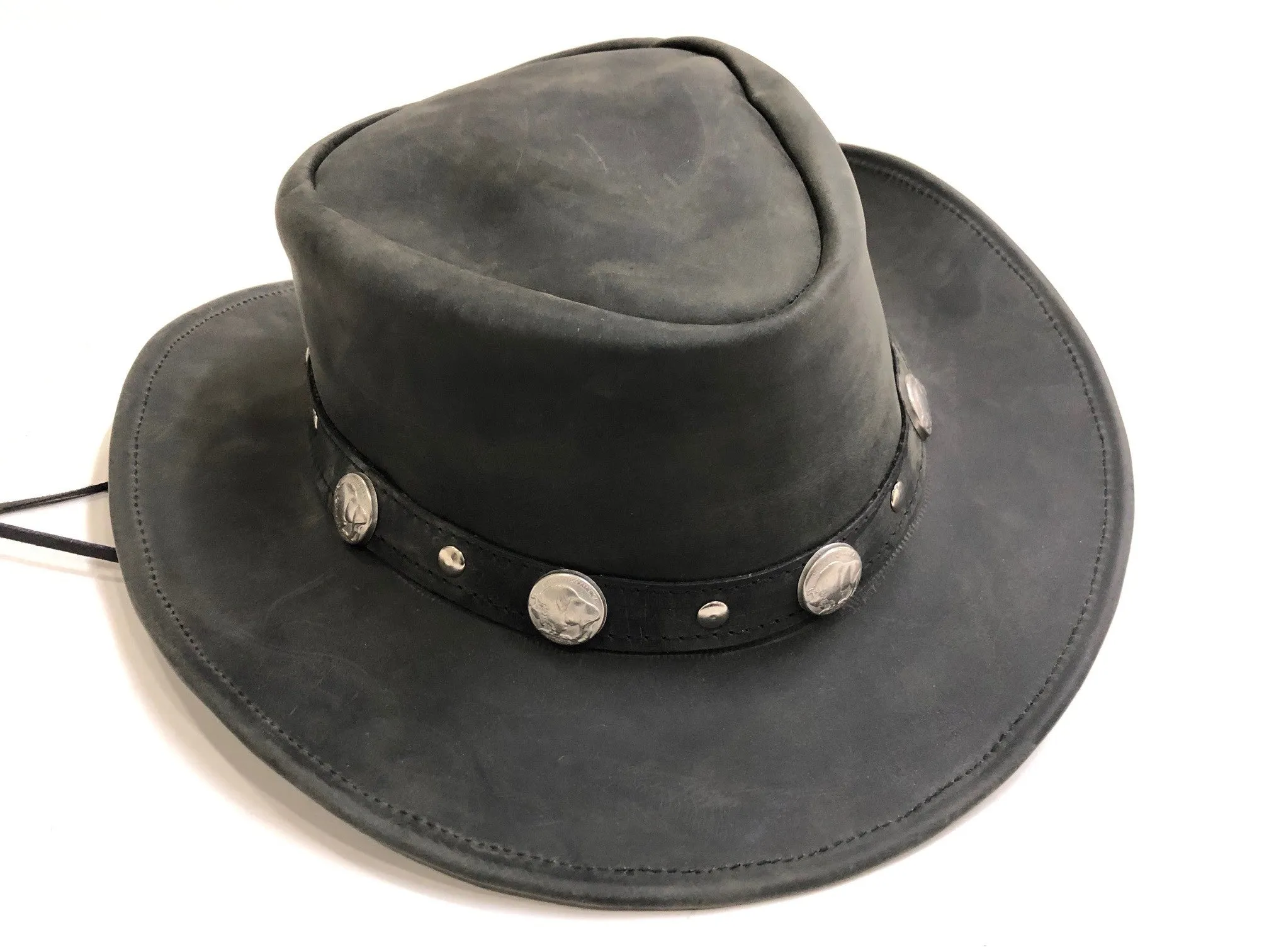 HL80133 AUSSIE SOFT LEATHER HAT
