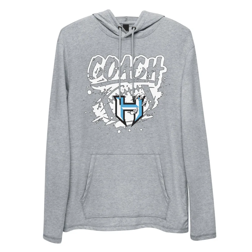 Hoodie ~ Jr Hawks Coach Unisex Lightweight