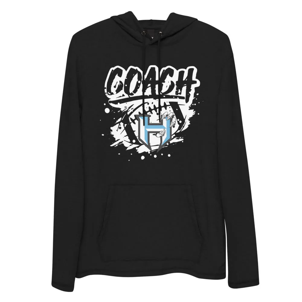 Hoodie ~ Jr Hawks Coach Unisex Lightweight
