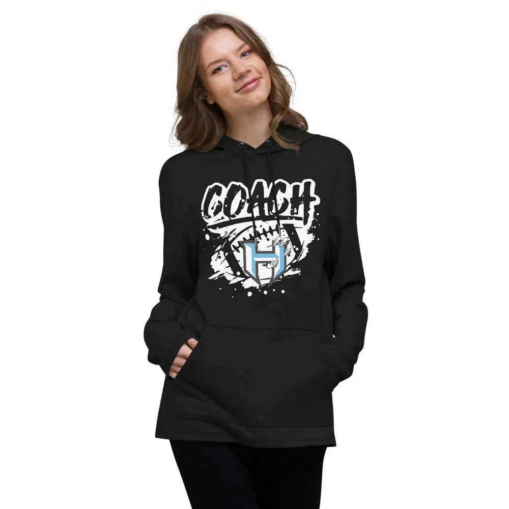 Hoodie ~ Jr Hawks Coach Unisex Lightweight