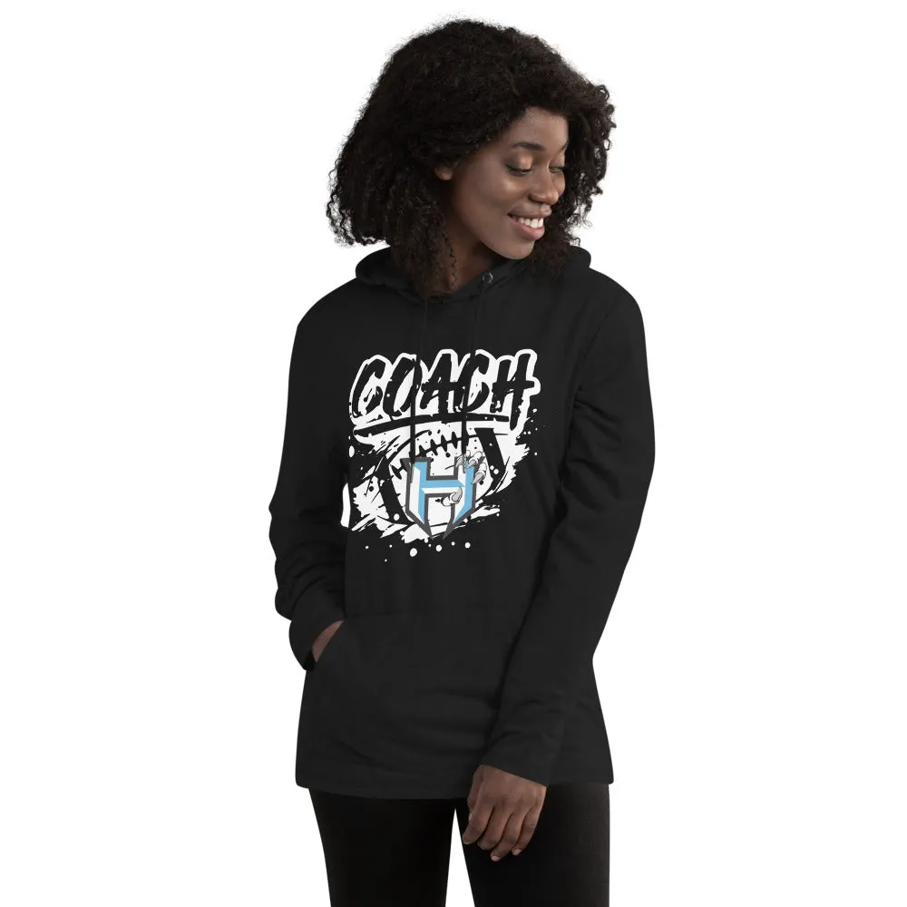 Hoodie ~ Jr Hawks Coach Unisex Lightweight