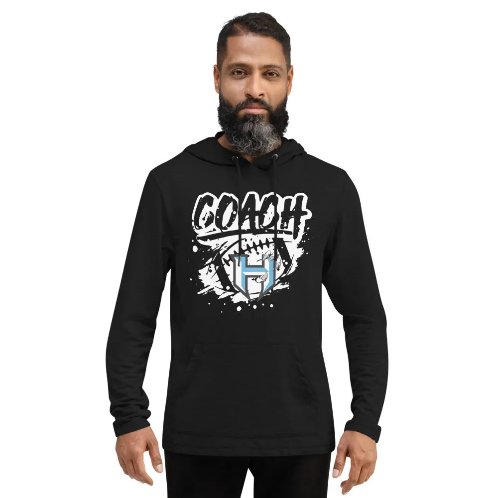 Hoodie ~ Jr Hawks Coach Unisex Lightweight