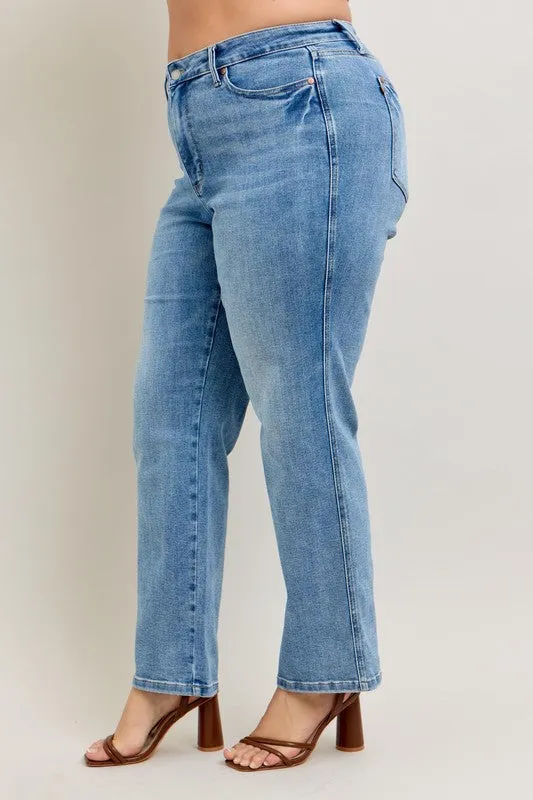 Judy Blue Vintage Wash Straight Jeans *TUMMY CONTROL*