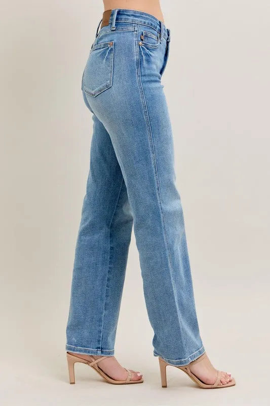 Judy Blue Vintage Wash Straight Jeans *TUMMY CONTROL*