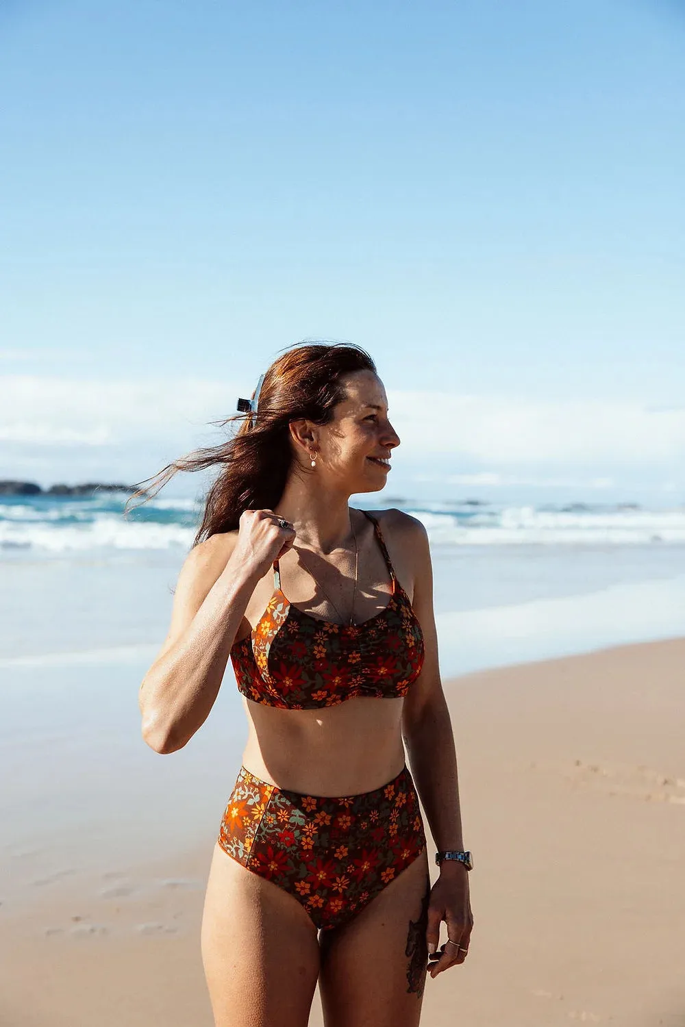 Kailani Bottoms | Reversible | Desert Myrtle & Burnt Orange