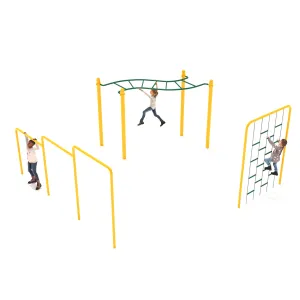 Kid's Gym - 3 Piece Kid's Outdoor Fitness Course