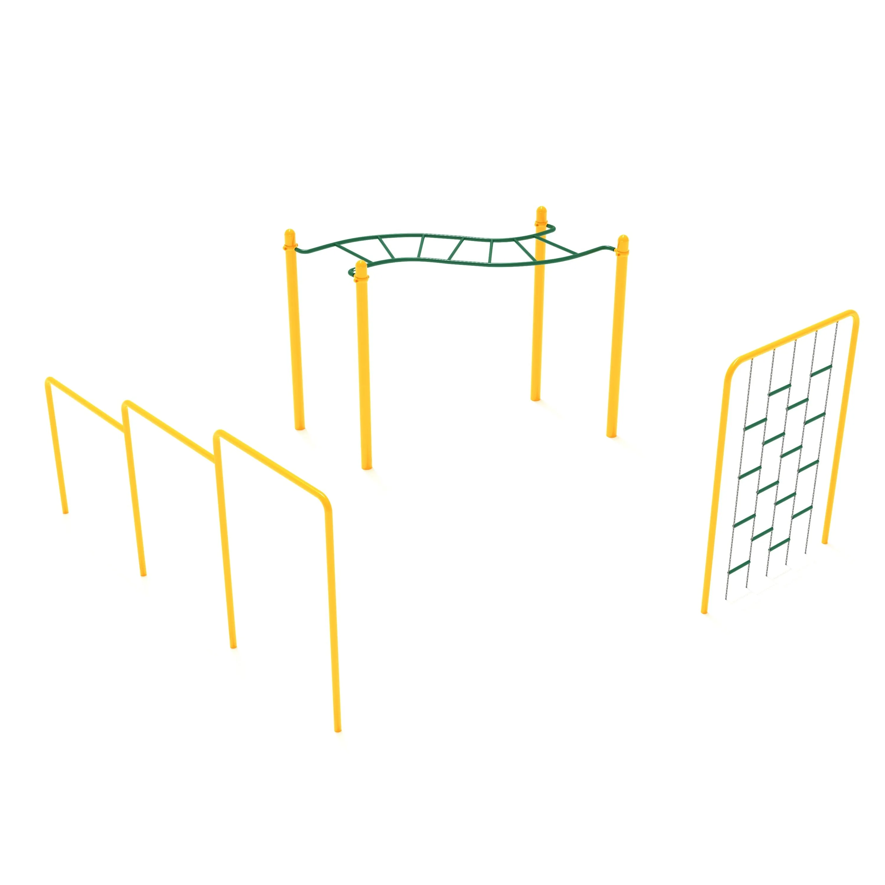 Kid's Gym - 3 Piece Kid's Outdoor Fitness Course