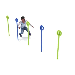 Kid's Gym Agility Poles (Set of 5)