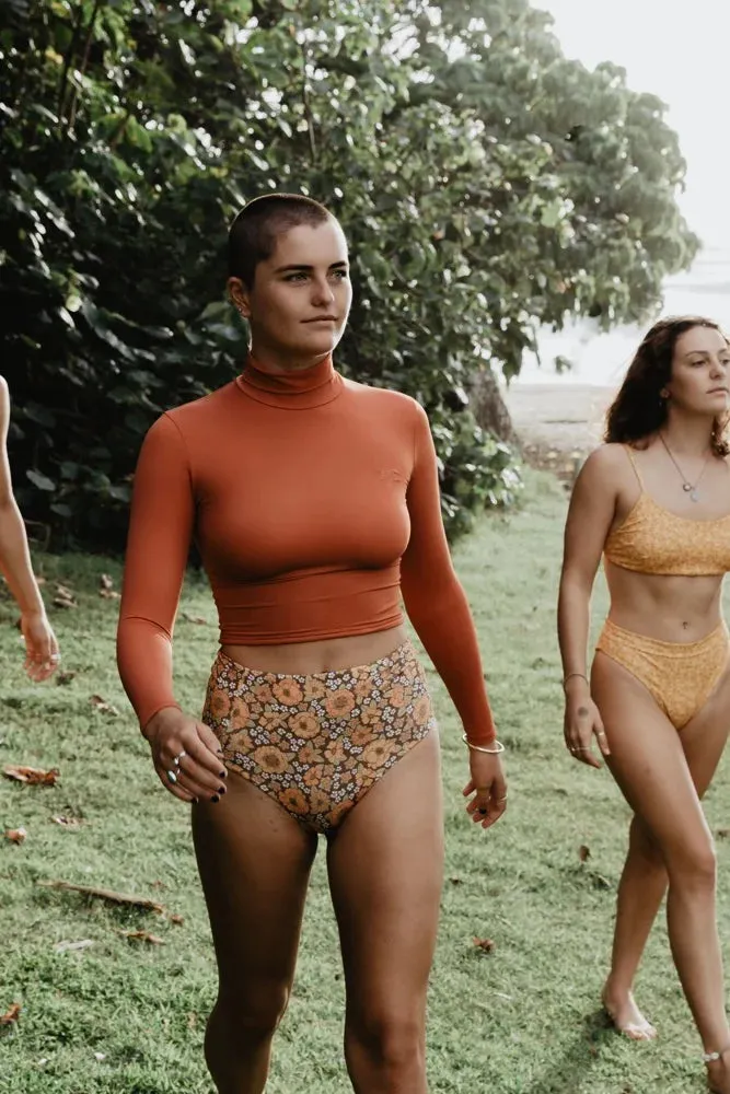 Lady Bottoms | Reversible | Retro Blossom & Burnt Orange