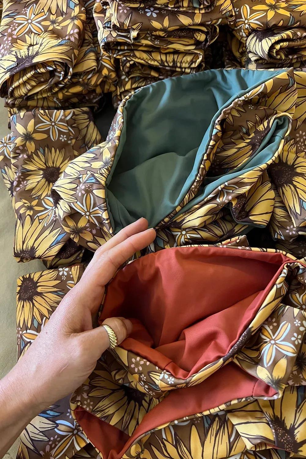 Lady Bottoms | Reversible | Sunflower & Burnt Orange