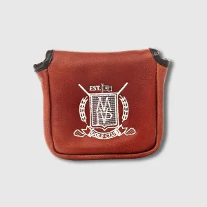 Leather Golf Putter Cover (Mallet) - Tan